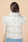 Floral Puffer Vest
