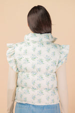 Floral Puffer Vest