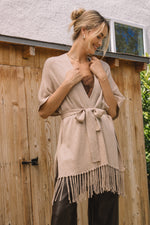 Fringe Tied Cardigan