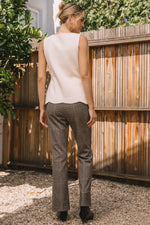 Sleeveless Sweater Peplum Top
