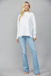Cream Mock Neck Sweater