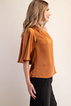 One Shoulder Cape Top