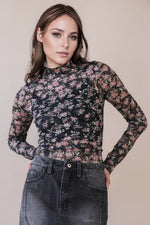Sheer Lace Top