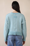 Two-Tone Cropped Sweater