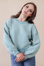 Two-Tone Cropped Sweater