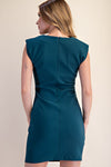 Side Ruched Sheath Dress