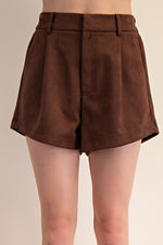 HR Brown Suede Shorts