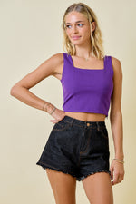 Purple Crop Top