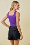Purple Crop Top