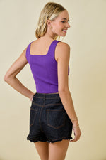 Purple Crop Top