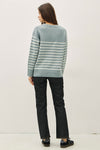 Blue Striped Sweater