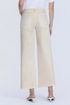 Cream Wide Leg Denim