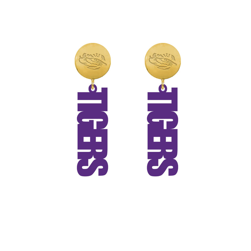 Tigers Laser Cut Earrings