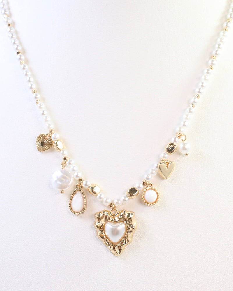 Selma Pearl Charm Necklace