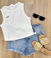 Sleeveless Crop Tank