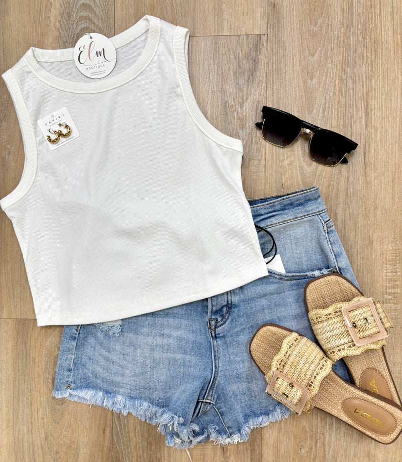 Sleeveless Crop Tank