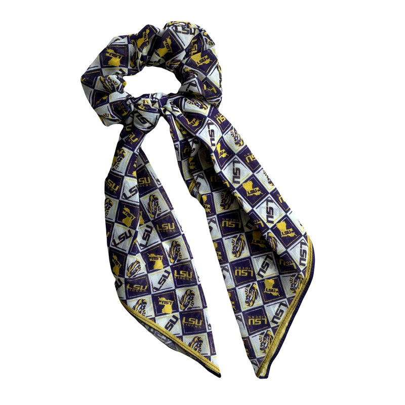 Tigers Harlequin Scarf Scrunchy