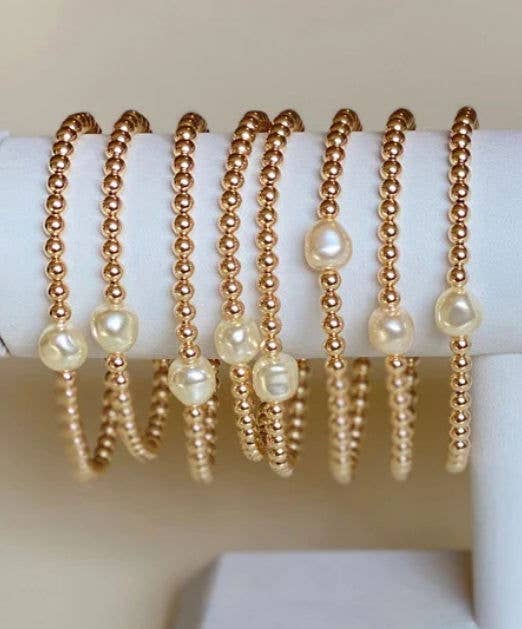 Pearl and Beaded Bracelet