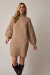 Tan Sweater Dress