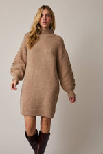 Tan Sweater Dress