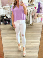 White Skinny Jeans-Vervet