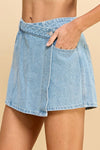 Denim Skort