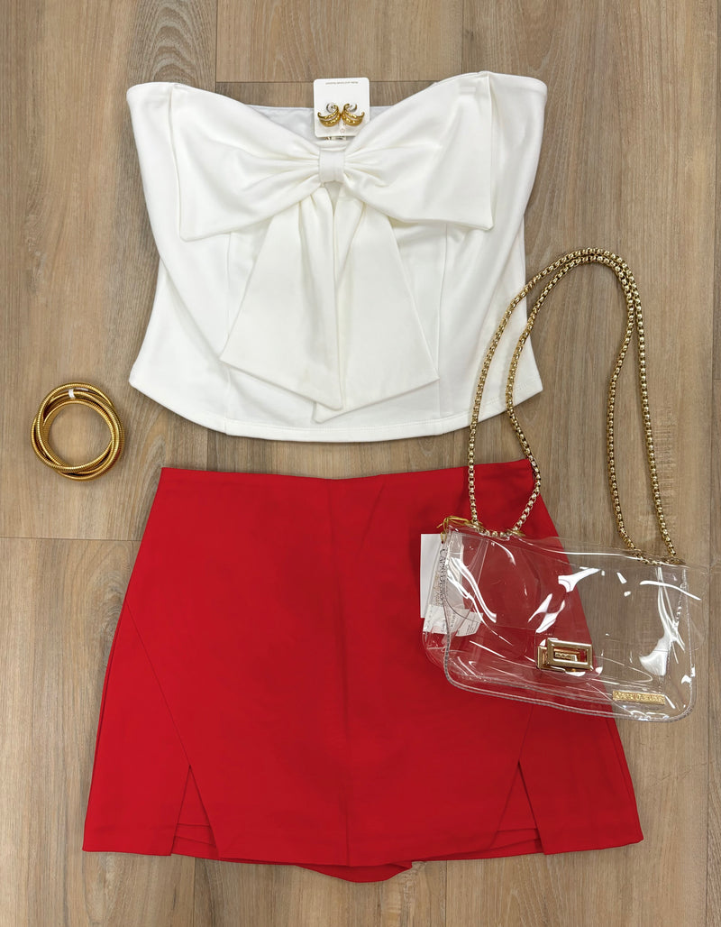 Cut Out Mini Skort