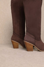 Brown Suede Boots