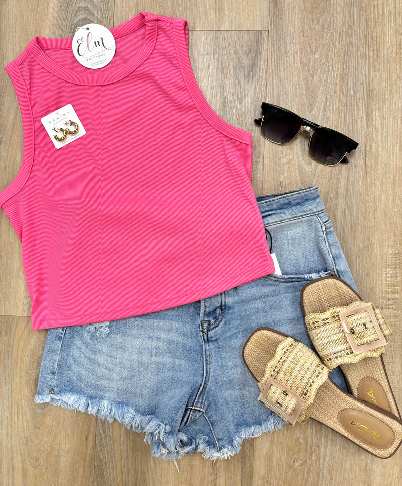 Sleeveless Crop Tank
