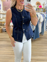 Dark Denim Vest