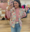 Floral Puffer Vest