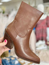 Victoria Cognac Bootie