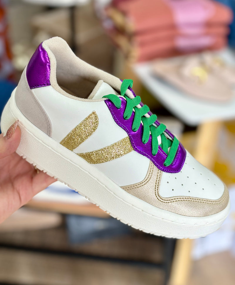 Mardi Gras Sneakers