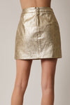 Metallic Gold Skirt