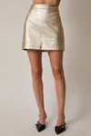 Metallic Gold Skirt