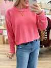 Cropped Pink Sweater