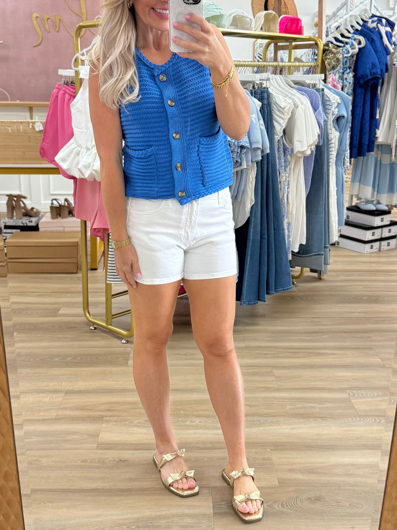 Sleeveless Sweater Vest