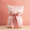 Satin Striped Bows Pillowcase