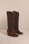 Brown Suede Boots