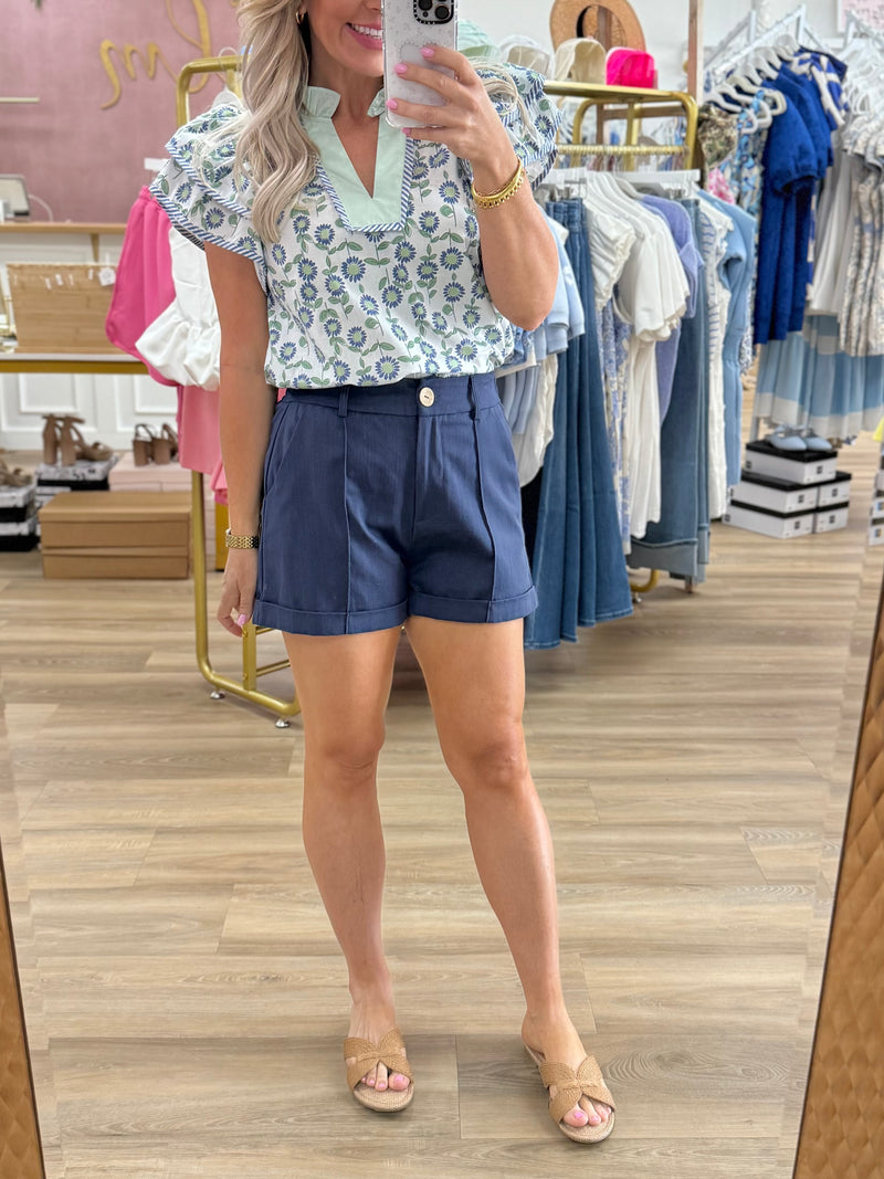 HR Pintuck Shorts