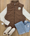 Brown Corduroy Vest