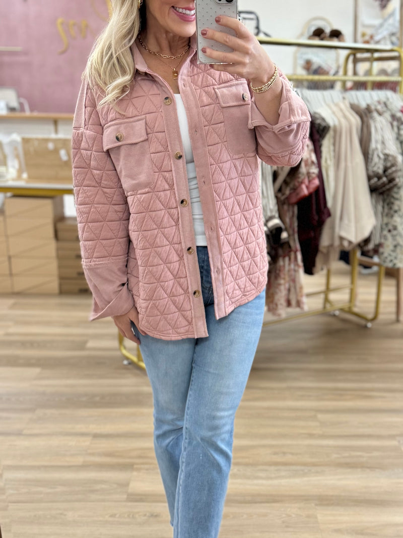 Mauve Shacket