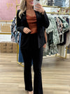 Black Knit Blazer