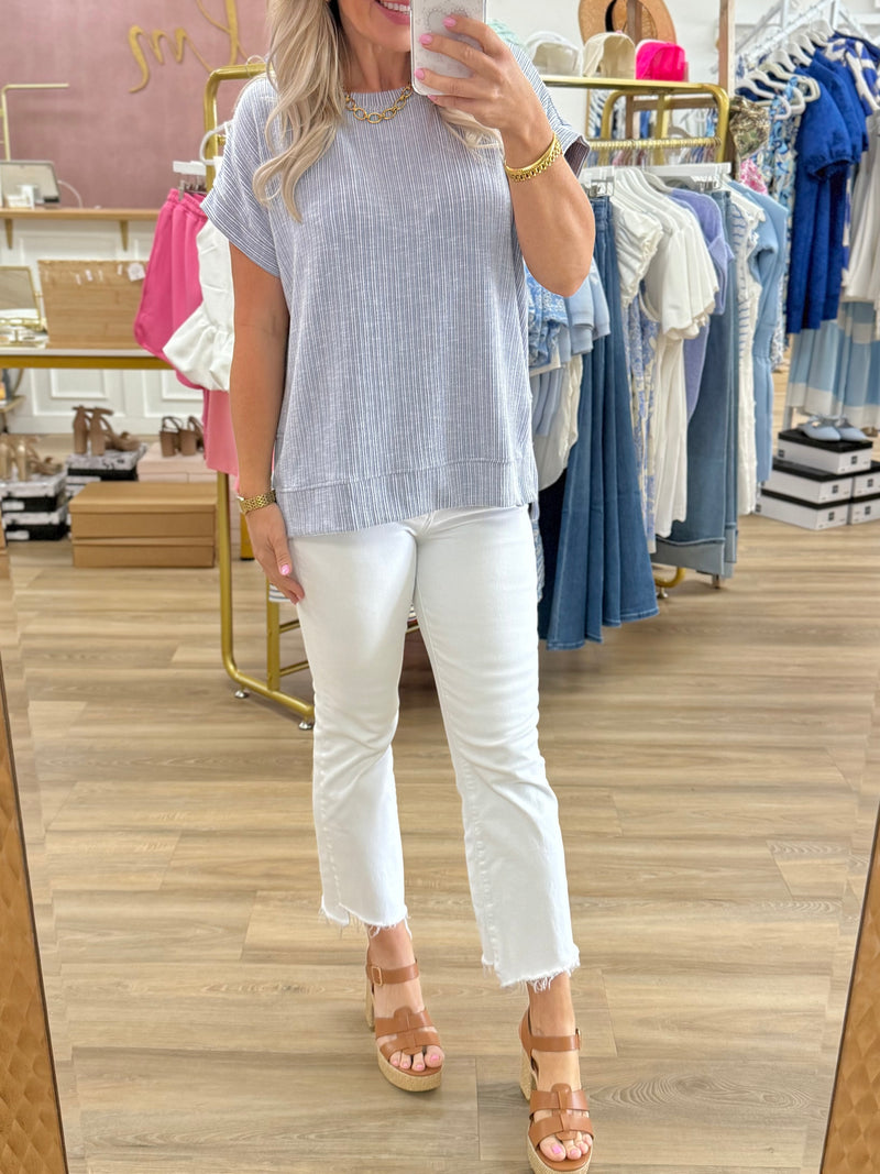 Blue Tunic Top
