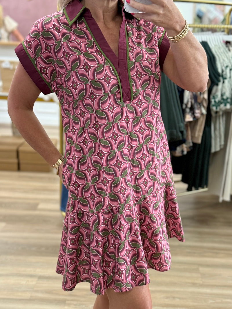 Burgundy/Mauve Dress