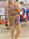 Purple/Gold Romper