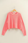 Cropped Pink Sweater