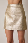 Metallic Gold Skirt