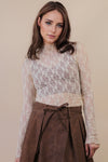 Sheer Lace Top