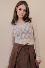 Sheer Lace Top